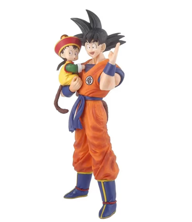 Dragonball Z collectors figuur groot Goku met Gohan (30cm)