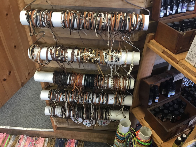 Wristbands natural mix x4