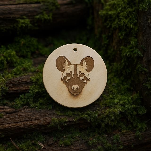 Collar Tag Wood