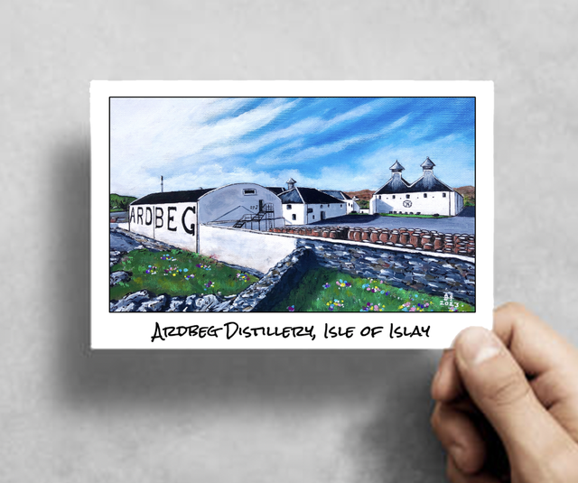X10 Postcards - Ardbeg Distillery, Isle of Islay (40p per unit)
