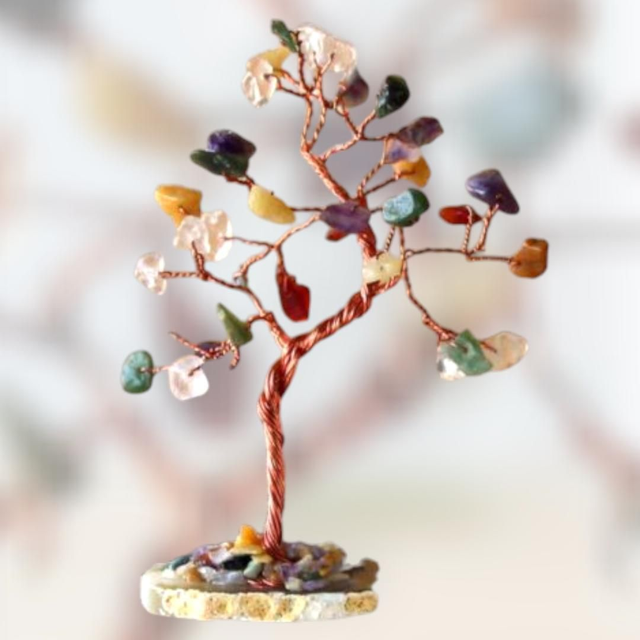 Arbre &quot;Chakras&quot; sur agate