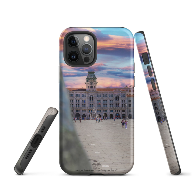  Cover iPhone rigida Landscape sunset Trieste 