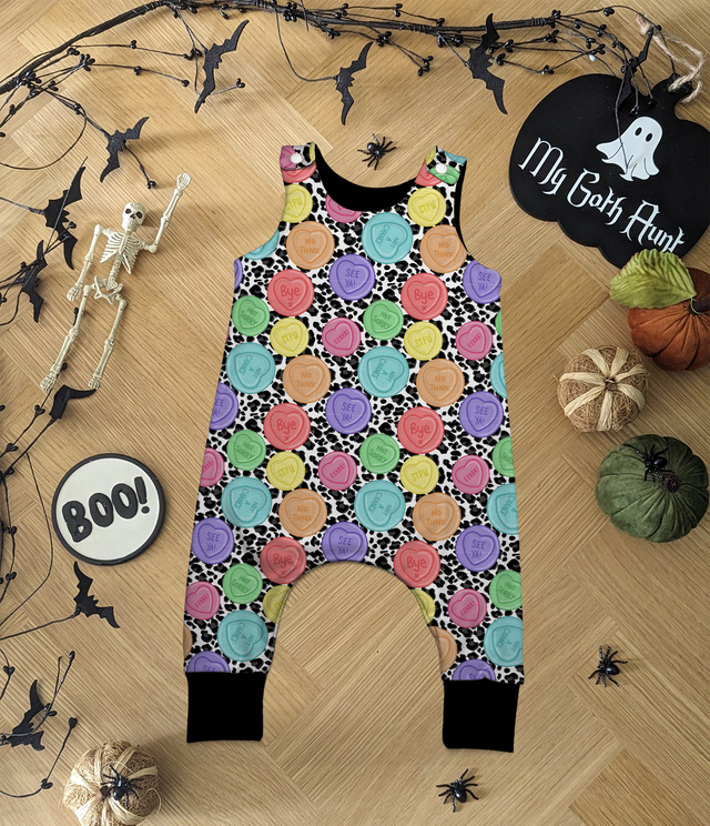 No Love Hearts Childrens Romper