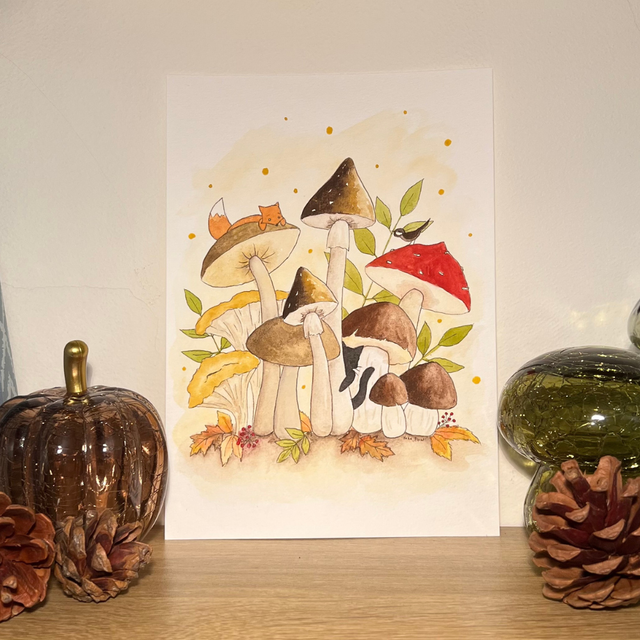 La forêt des champignons géants ✨ A5