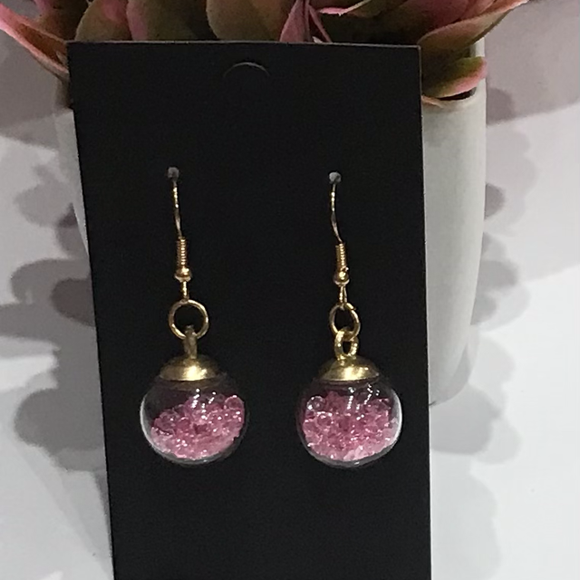 Pink Dangling Earrings - PDE08