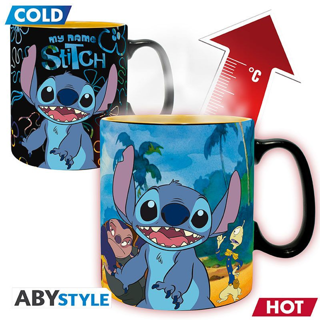 Tazza Termosensibile - DISNEY - 460 ml - Lilo &amp; Stitch
