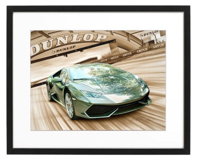 Lamborghini Huracane - Framed Print