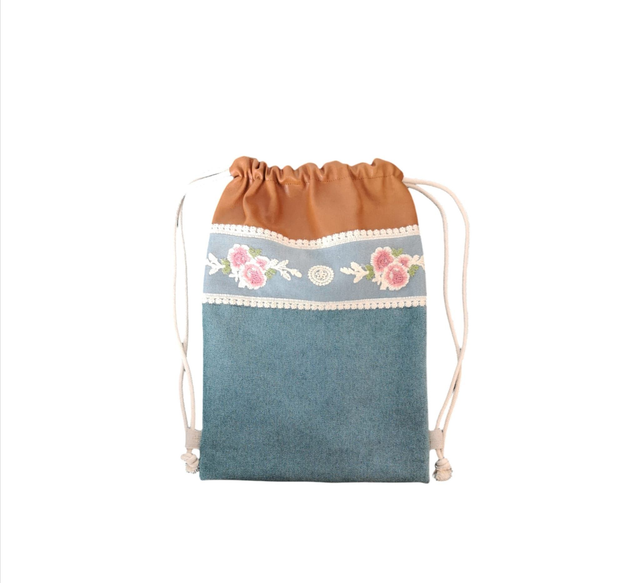 Sac à dos Broderie PETROLE