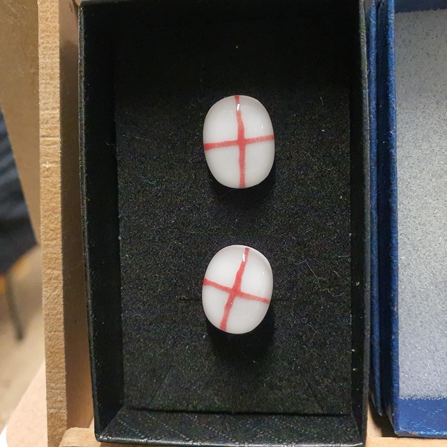 England flag stud earrings