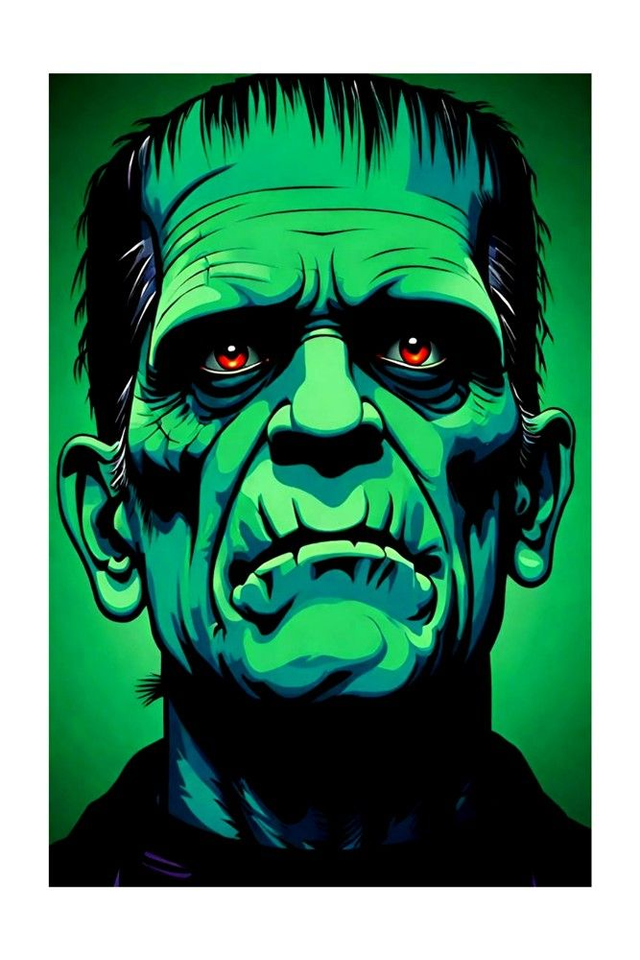 Frankenstein Movies Art Print
