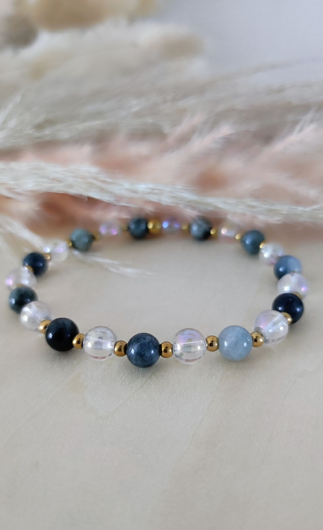 Bracelet Oeil de chat "Protection et Sérénité"