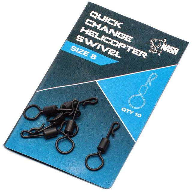 Quick change helicopter swivel size 8