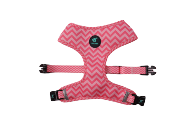 Pink Reversible Harness (Lupi Paws)
