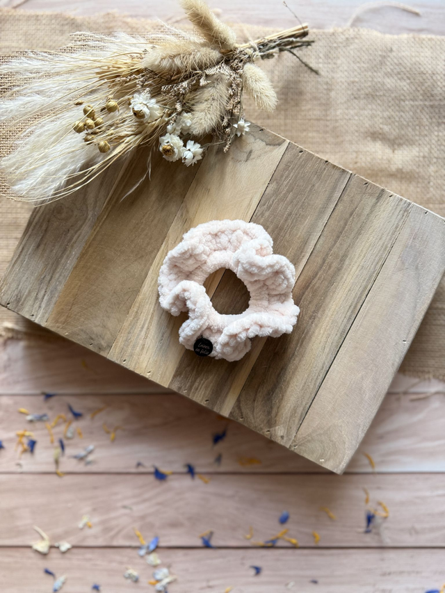 Chouchou tout doux écru 