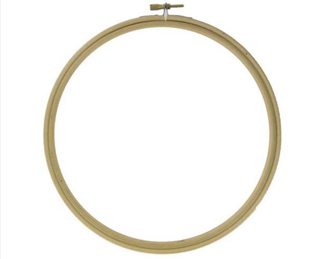 Wooden Embroidery Bamboo Hoop Size 8 inches (Individual) 