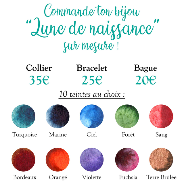 Bijou personnalisé "Lune de Naissance"