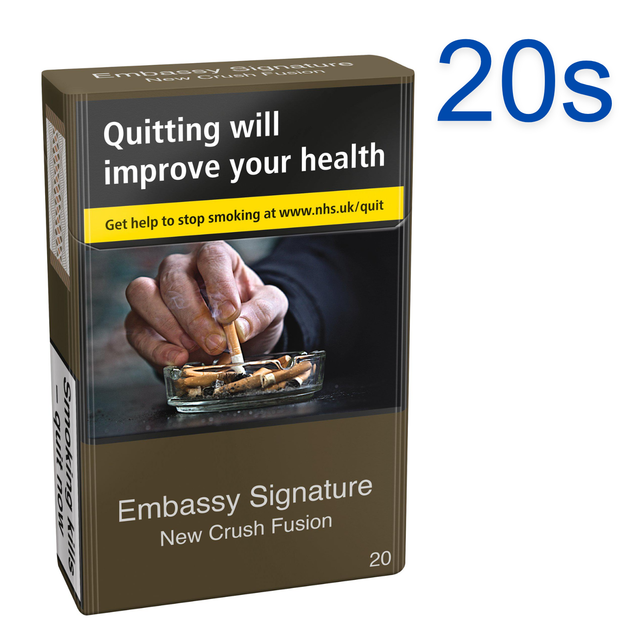 Embassy Signature New Crush  Fusion Cigarettes, 20s