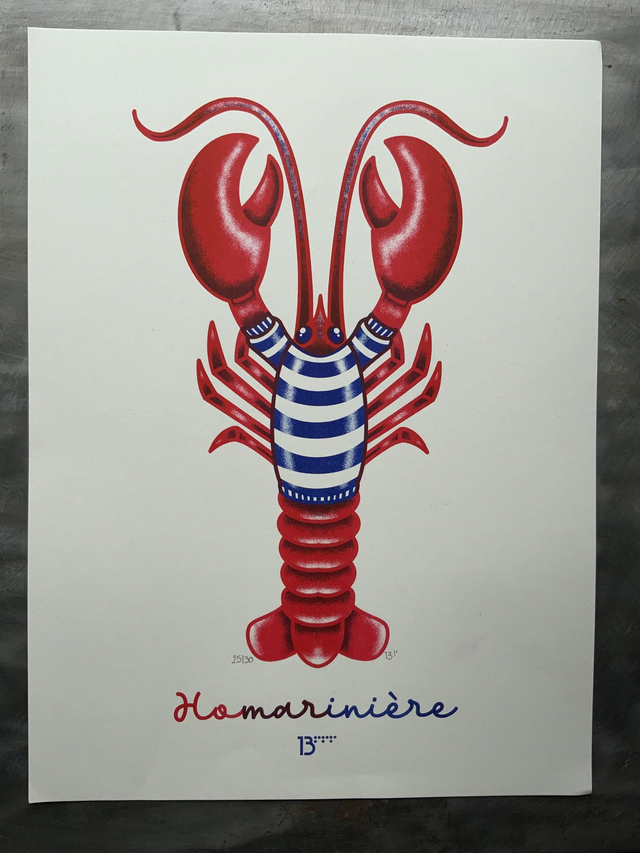 Homariniere Risiographie 30 exemplaires