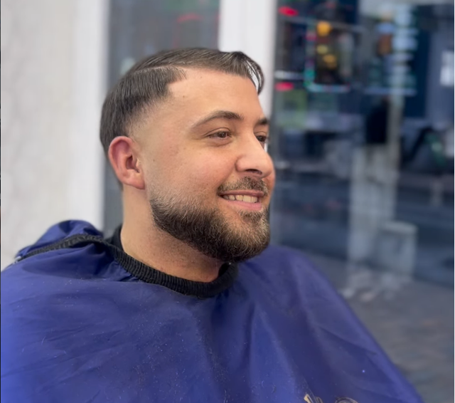 Herreklipning med barbering og vask