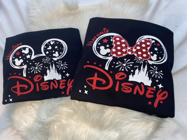 Disneyland castle outline hoodie