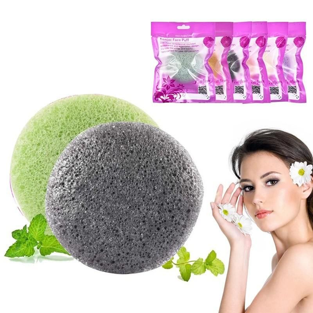 Natural Konjac Facial Cleansing Sponge | Eshal London
