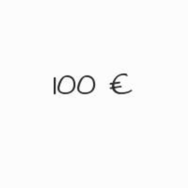 Gutschein Wert 100 €