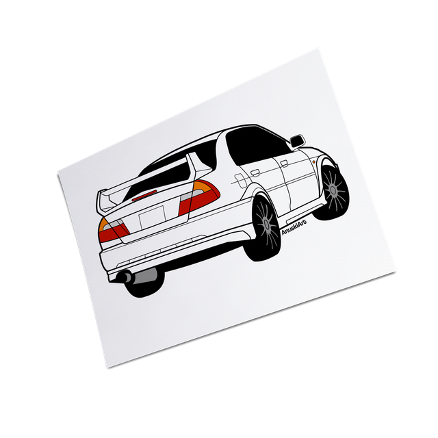 Print Mitsubishi Evolution V A5