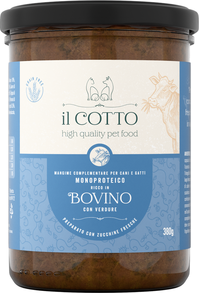 Bovino con verdure