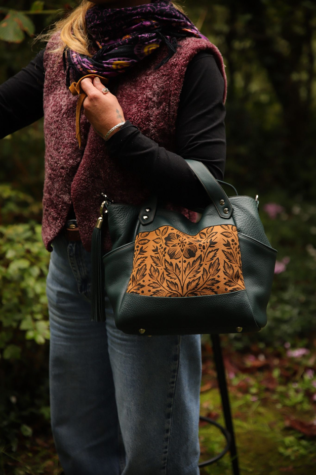 Woodmoonbag florale