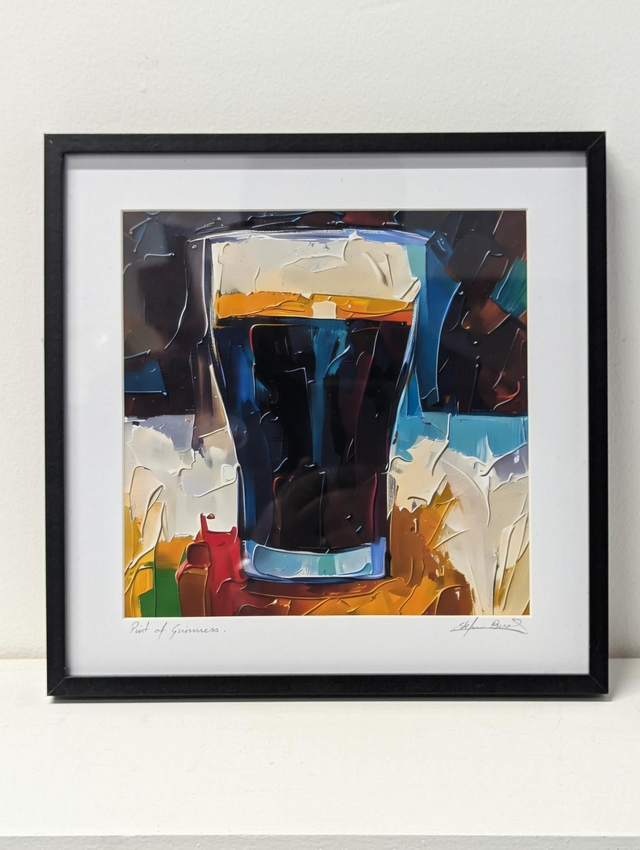 &#039;Pint of Guinness&#039; - Framed Art Print by Stefan Birch