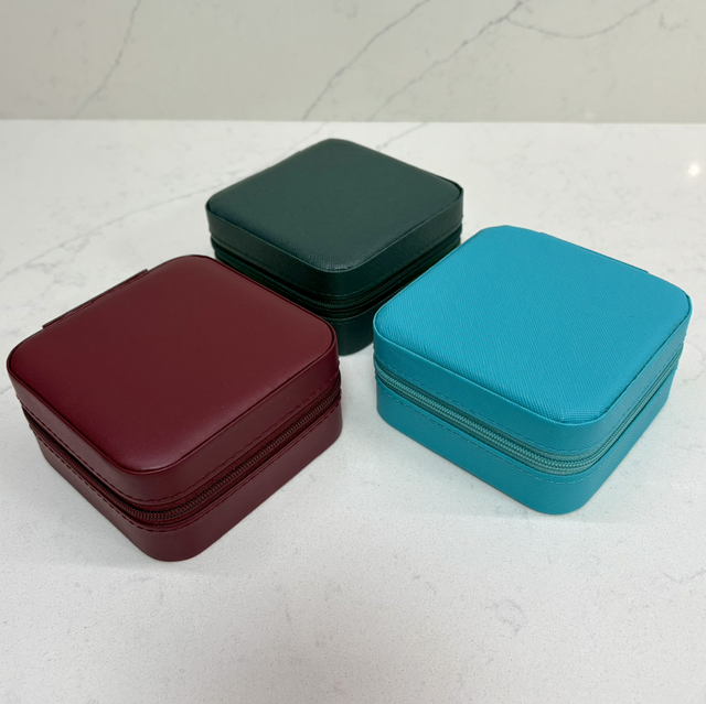 Travel Jewellery Organiser Vegan Leather