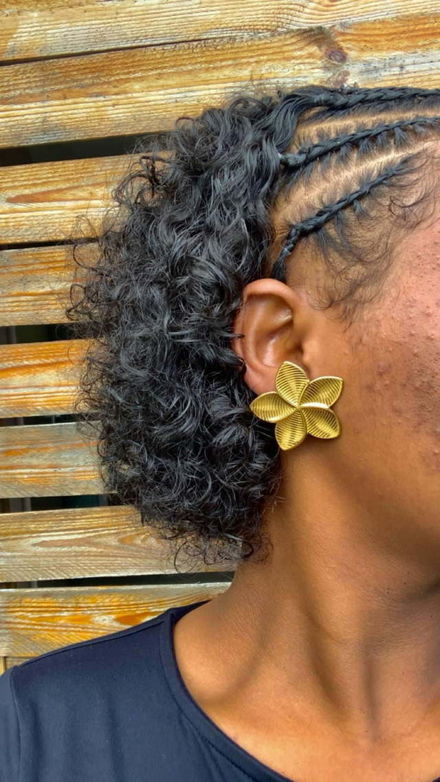 Boucles Tiaré dore