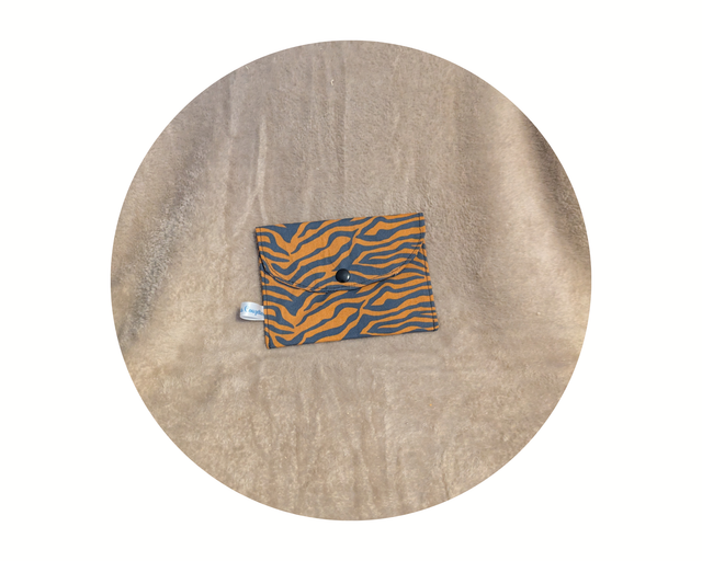 Pochette à savons tigrée