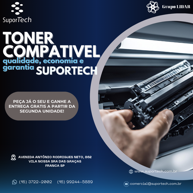 Toner Compatível HP LaserJet P1566 / P1606dn / M1536dnf - 278A Preto