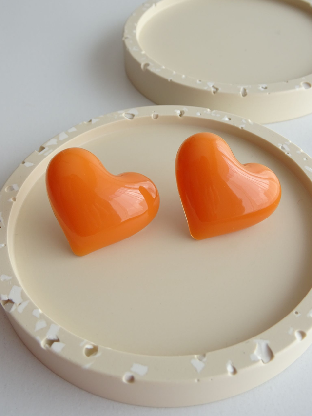 Coeur : Orange