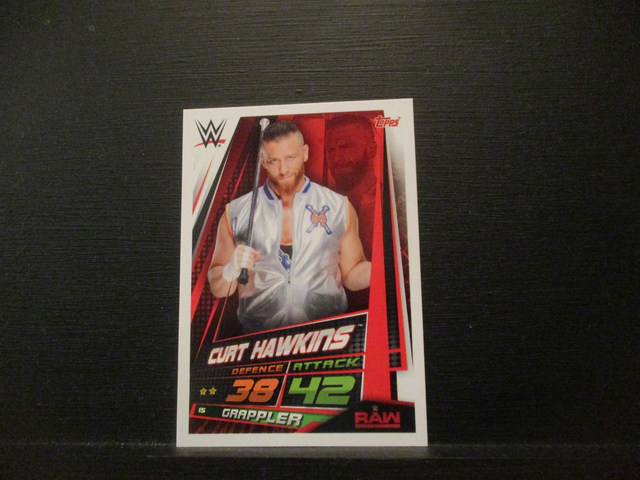 Curt Hawkins - Raw Slam Attax Universe Original Trading Card #15