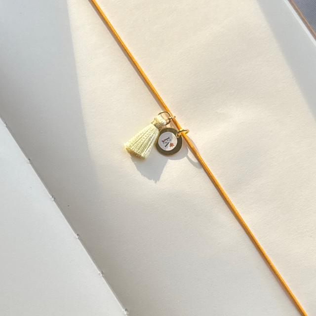 Marque-page Elastique Jaune