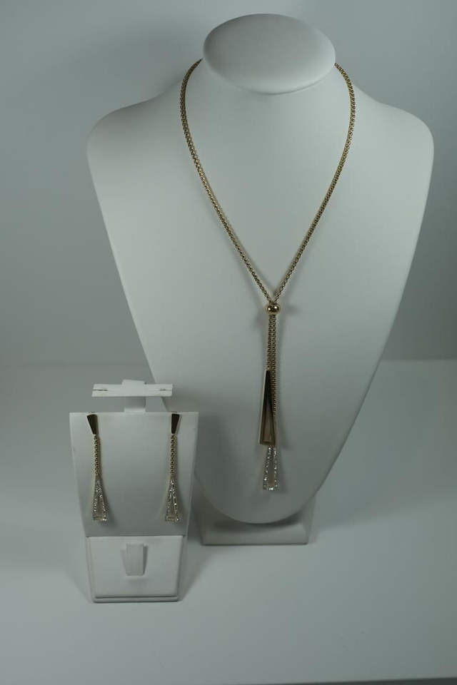 Parure En Acier Inoxydable Et Zirconium 