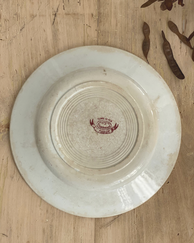 Assiette Ste Amandinoise Margot plate (x1)