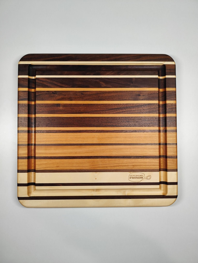 Planche “Melting Pot” – 4 essences de bois massif