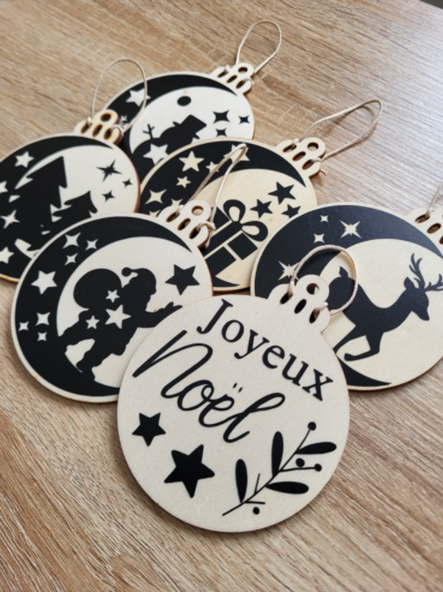 Noël - Décorations pour le sapin (lot de 6)