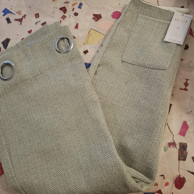 Luc2 Pantalon gris chevrons 