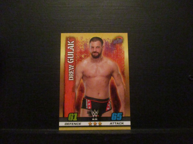 Drew Gulak - W 205 Live Slam Attax 10th Edition Original Trading Card #231