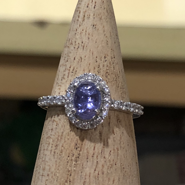 Bague argent 925 &amp; Tanzanite 