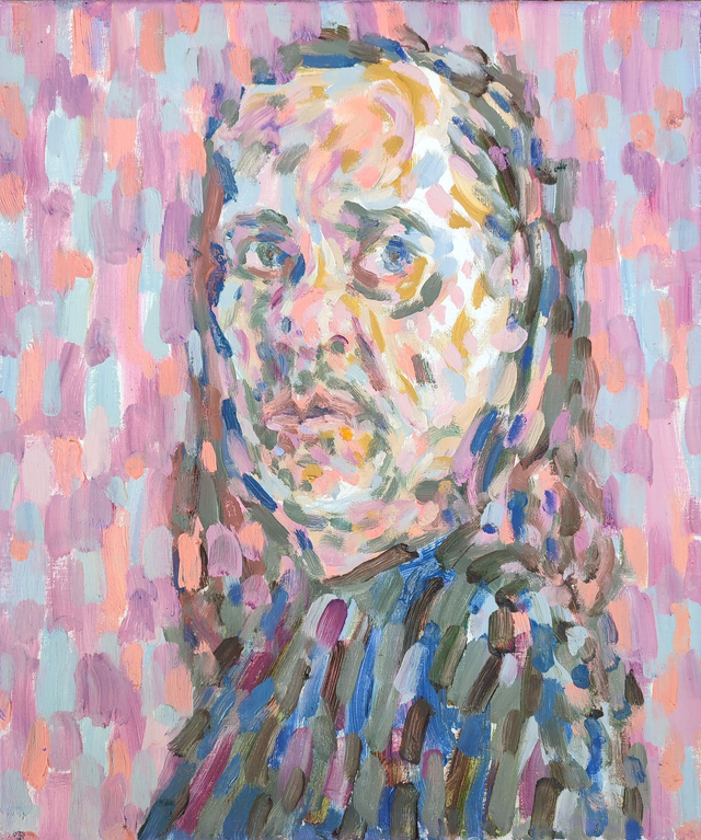 Jak z bicza strzelił, 65x55 olej płótno 2014-17