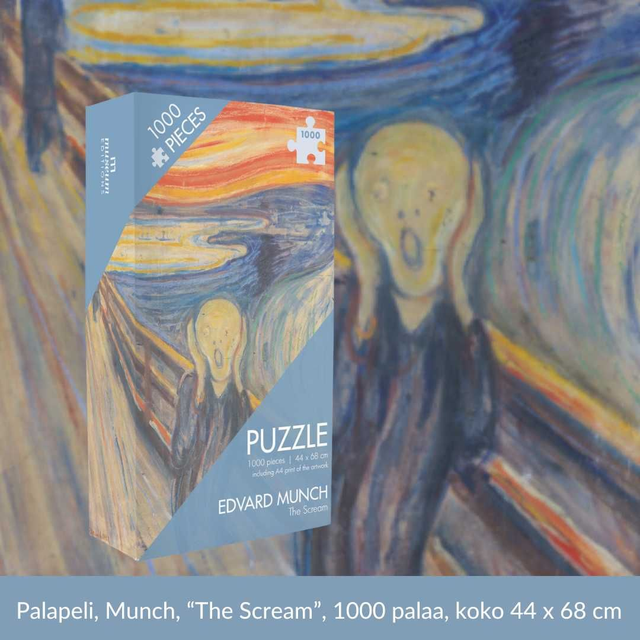 Taidepalapeli, Munch, The Scream, 1000 palaa