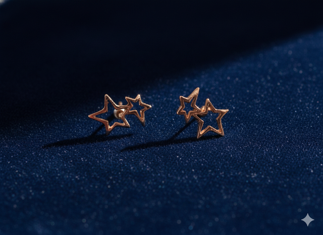 Boucles d'oreilles Etoile 