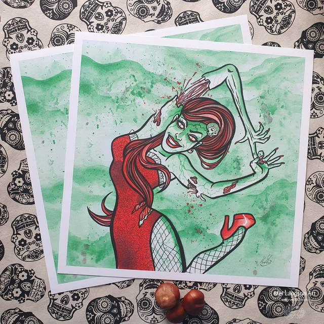 Zombie Burlesque Giclée Print