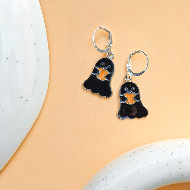 Kasper z bučo (črna-srebrna)