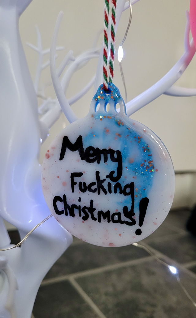 Christmas Tree Circular Baubles - Various Designs